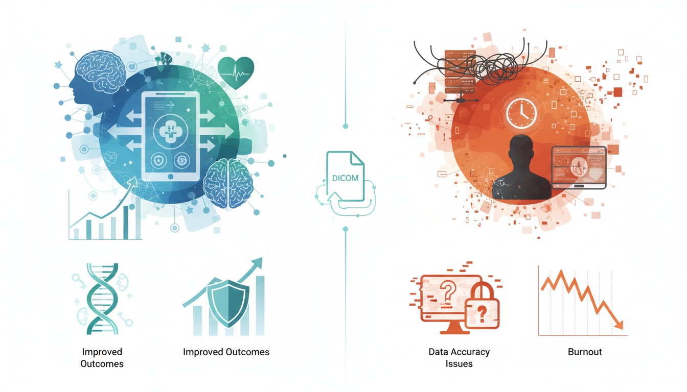Pros and Cons of Electronic Health Records - Created by PostDICOM